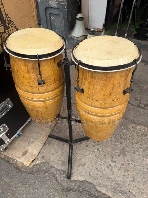Local Conga Drum 2pieces With Stand · Photo 1