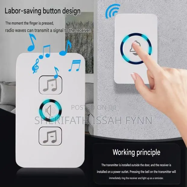 Wireless Doorbell - Easy Install