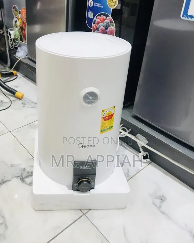 Effortless Heating Midea 15liters Electric Water Heater(White). · Photo 1