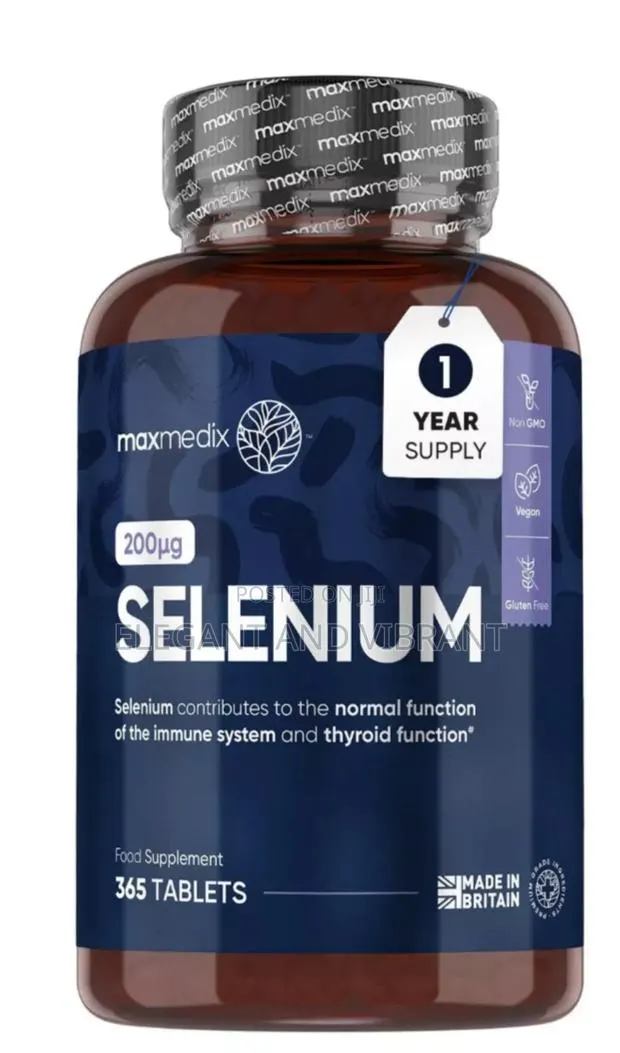 Selenium 200mcg 365tabl Hair,Skin,Nails,Immune Thyroid Sup · Photo 1