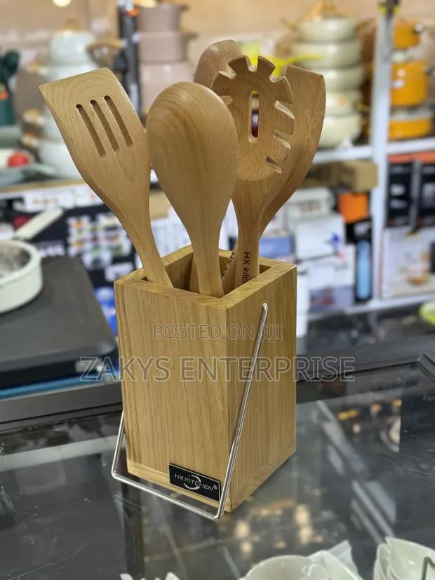 High Quality Bamboo Ladles Set 7 · Photo 1