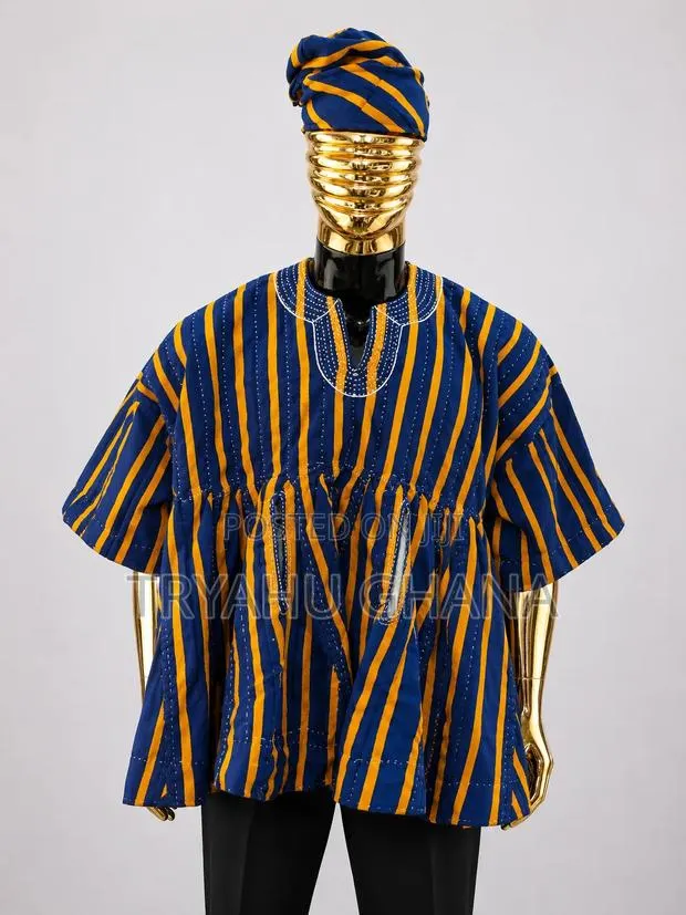 Purchase Now-Authentic Northern Ghana Handweaving Smock for Sale · Photo 1