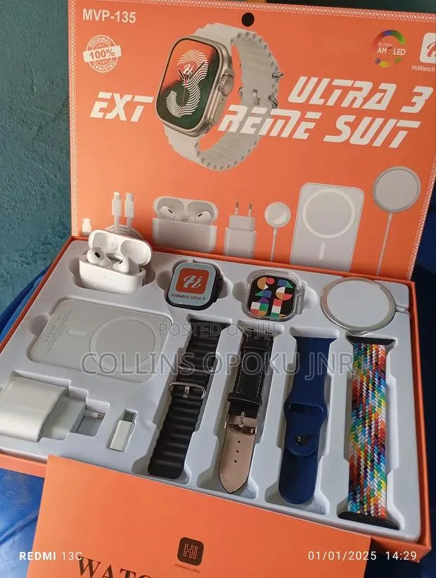 Xtreme Smartwatch 12-in-1 Smart With Magsafe, Airpods-Black · Photo 1