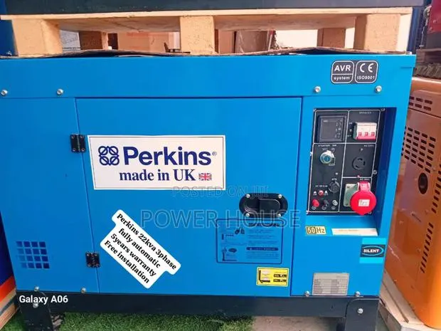 Amazing Working Perkins Diesel Generator22kva Silent Perkins · Photo 1