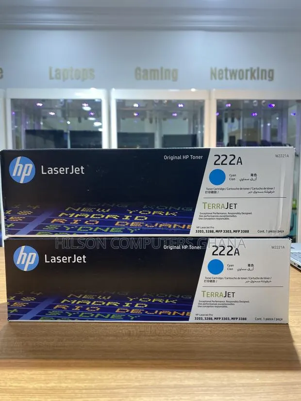 Hp 222a Cyan Original Laserjet Toner Cartridge (W2221a) · Photo 1