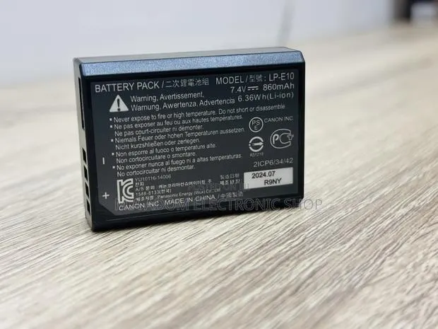 Lp E 10 Battery for Canon Camera · Photo 1