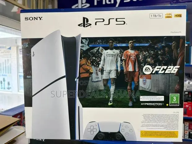 Sony Playstation 5 Slim 1tb Console With Fc26 Disc · Photo 1
