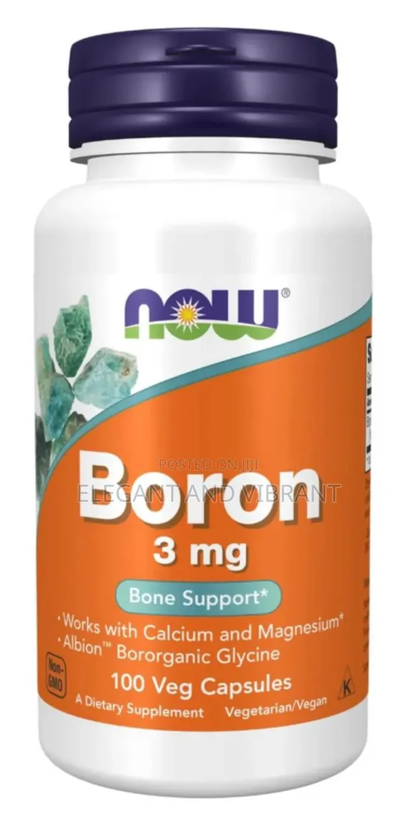 Boron 3mg 100 Caps Supports Bone Health,Joint Support · Photo 1