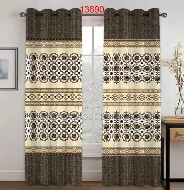 2in1 Pattern Design Curtains · Photo 1