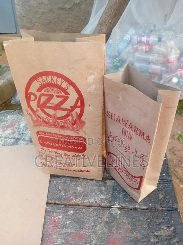 Brown Pizza and Sharwama Bags · Photo 1
