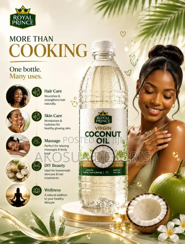 Royal Prince Coconut Oil (Cook, Skin, Hair) · Photo 1