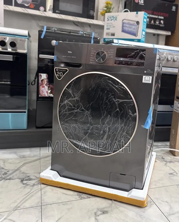 Lovely Design TCL 10.5kg Front Load Electric Washing Machine(Sliver) · Photo 1
