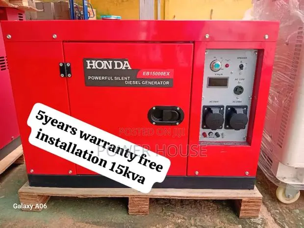 Exclusive Platinum Honda Diesel Generator 15kva 16500watts · Photo 1