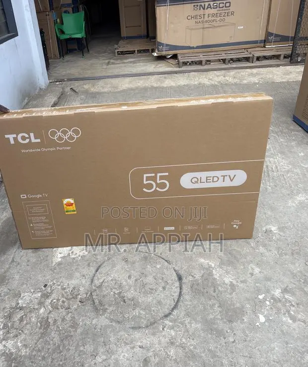 Efficient TCL 55” Qled Smart Screen Television(Black) · Photo 1