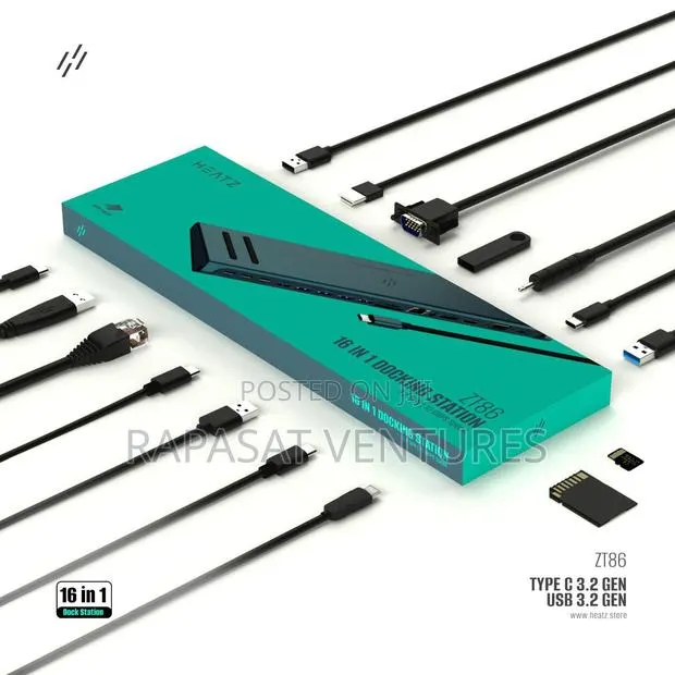 Heatz ZT86 16-in-1 Docking Station · Photo 1