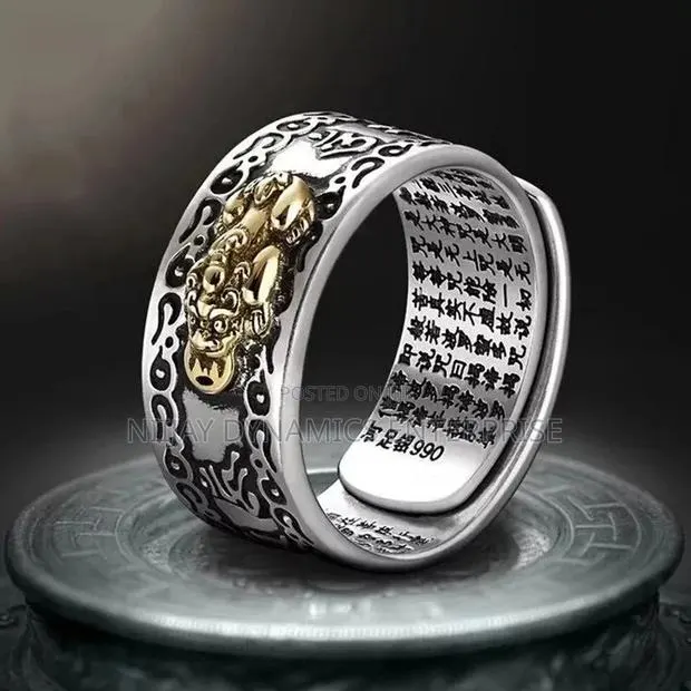 Feng Shui Pixiu Wealth Attraction Good Luck Ring · Photo 1