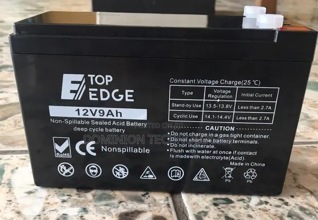 Top Edge 12v,9ah Ups Battery · Photo 1