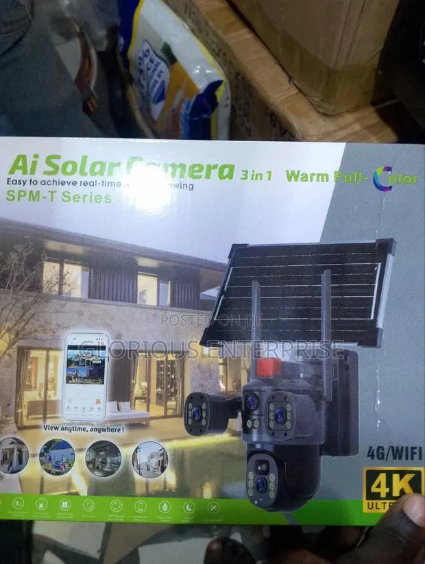 3 in 1 Ai Solar CCTV Camera · Photo 1