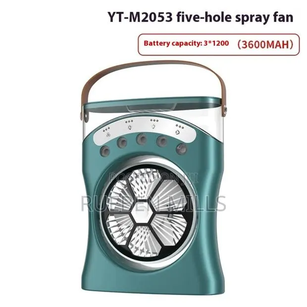 Portable Chargeable Mini Humidifier Cooling Fan · Photo 1
