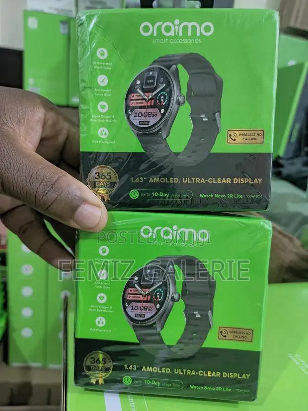 Oraimo Watch Nova 2r Lite 1.43" Amoled 30-Day Standby Smart Watch · Photo 1