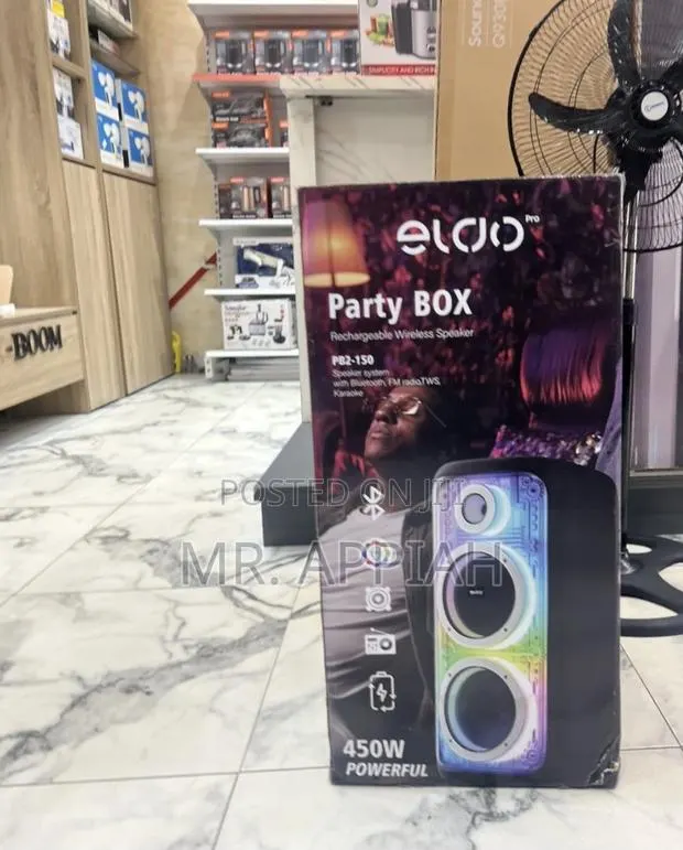 Get Premium Eldo Pb2-150 Double 8" Rechargeable Bluetooth Speaker. · Photo 1