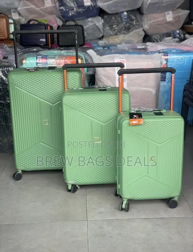 Original Ak 3set Wide Handle Fiber Unbreakable Traveling Bag. · Photo 1