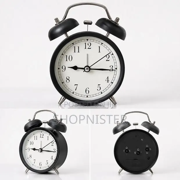 Classic Twin Bell Retro Alarm Clock · Photo 1