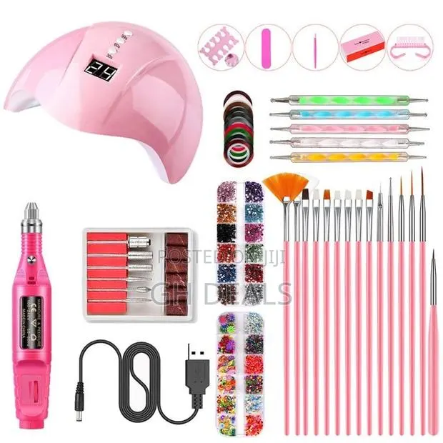 Nail Art Care Set Acrylic Powder Nail Dryer LED LAMP Manicur · Photo 1
