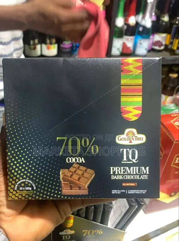 Golden Tree Dark Chocolate 70% Cocoa 100gx10 · Photo 1