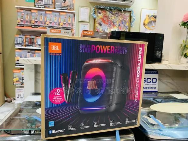 Zealous Sleek JBL PartyBox Encore 2 Portable Party Speaker With 2 Mics · Photo 1