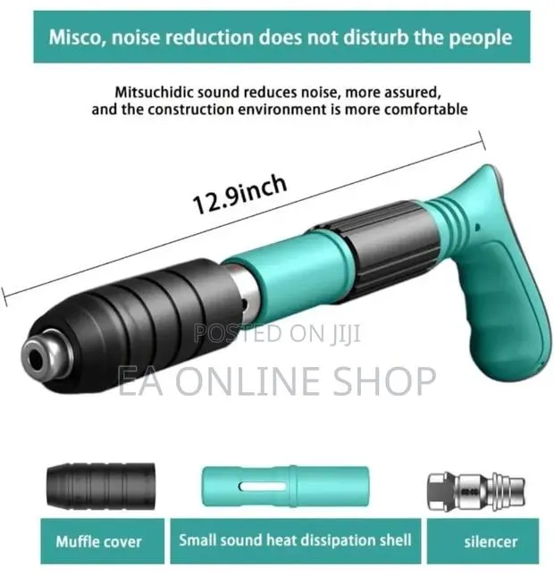 Nail Shooting Gun With 100 Pieces Nails. · Photo 1