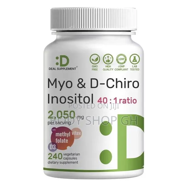 Myo-Inositol D-Chiro Inositol - Methylfolate, Vitamin D3, Vitex · Photo 1