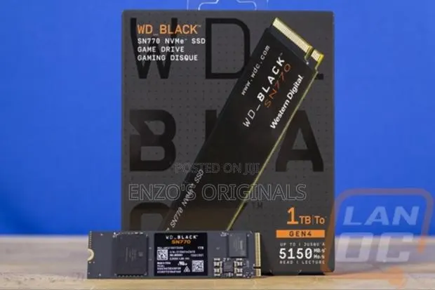1tb Nvme Gen 4 Sn770 Western Digital Black Edition New Sealed 5150mbps · Photo 1