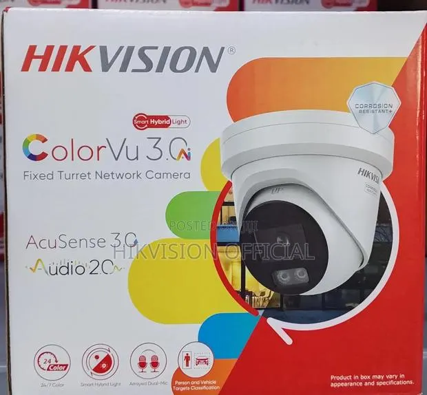 Hikvision 4mp Ip Dome Acusense 3.0 Ai-Ds-2cd2347g3-Liy · Photo 1