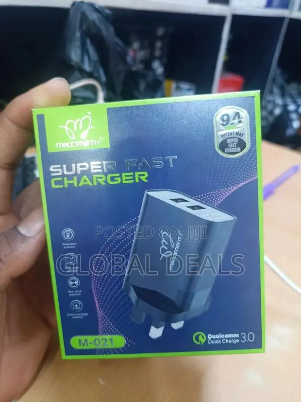 MIKOMATH M021 9A Super Fast Charger Dual USB Qualcomm Quick Charge 3.0 · Photo 1
