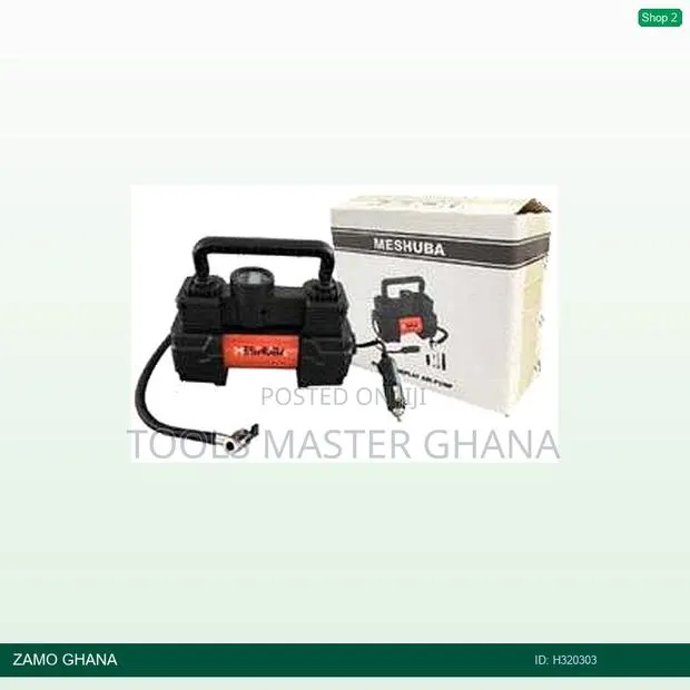 W-009 Car Tyre Compressor Light Duty Built in Small Motor - H320303 · Photo 1