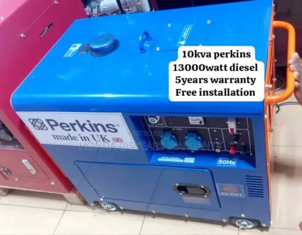 Silent Diesel 10kva Perkins 13000watt Generator Perkins 10kv · Photo 1