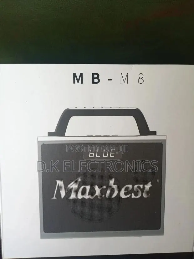 Original Maxbest Mb-M8 Portable Rechargeable Speaker · Photo 1