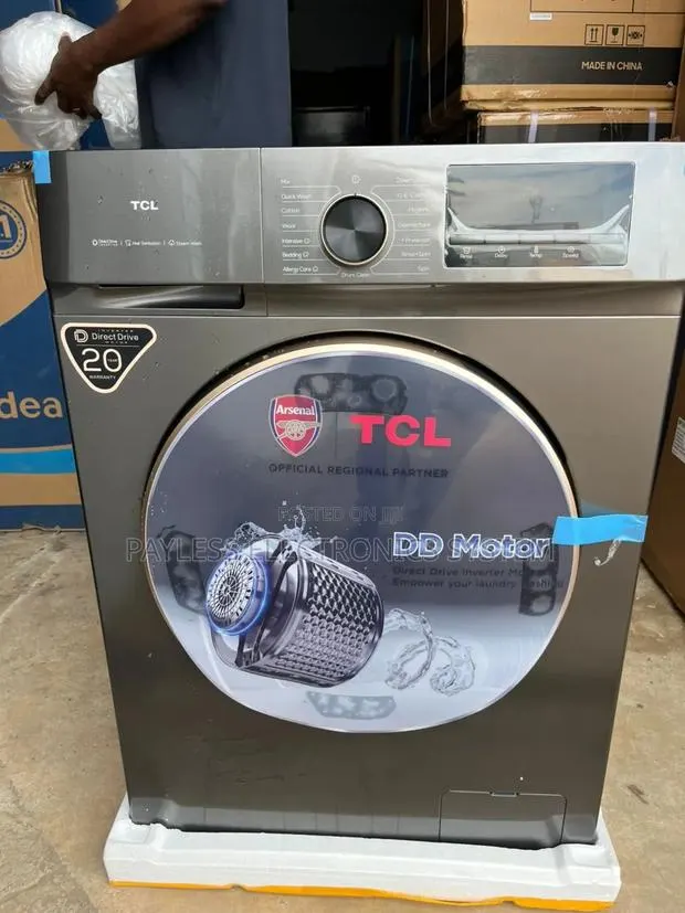 TCL P1109flg” Front-Load-Invertor-Washing-Machine-9Kg P1109FLG · Photo 1