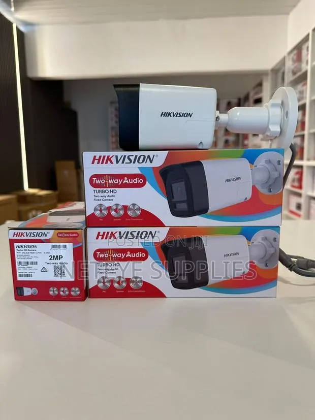 Hikvision 2MP Two Way Audio Fixed Mini Bullet Camera DS-2CE16D0T-LPTS · Photo 1
