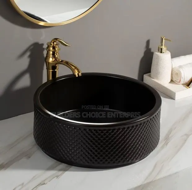 Black Countertops Basin (Round 34) · Photo 1