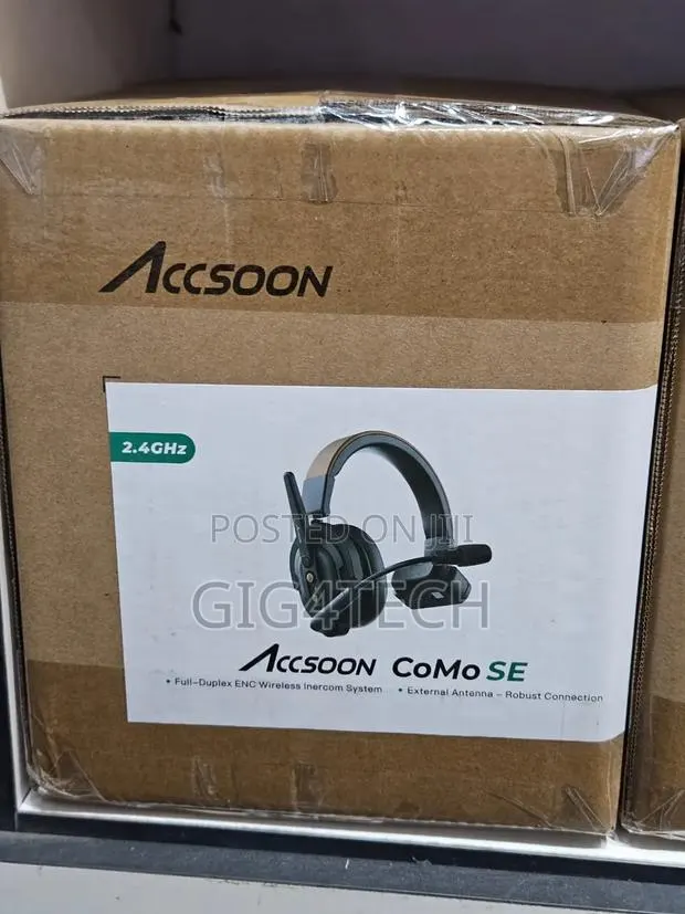 Accsoon 3in1 Intercom Headset for Media Team · Photo 1