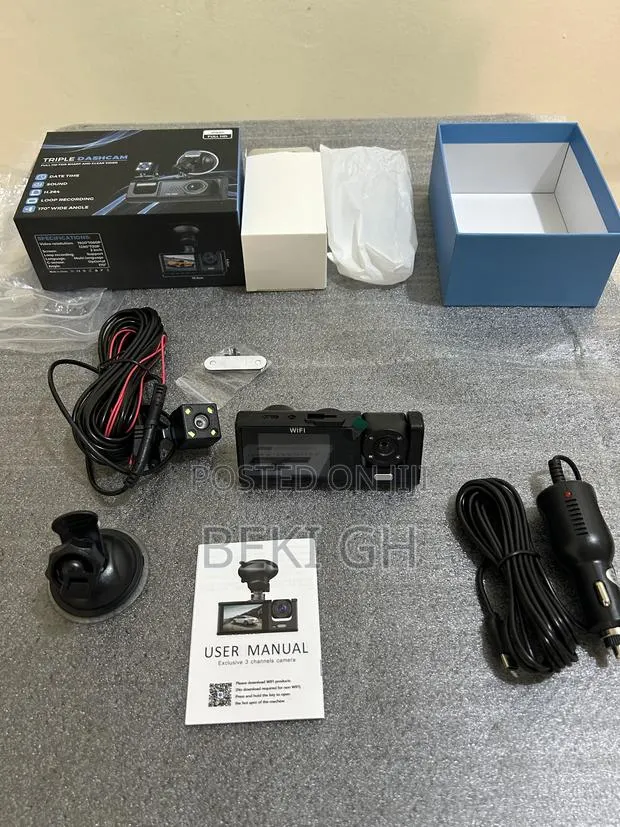 Never Miss a Moment on the Road 3Lens 1080P Dash Cam With Night Vision · Photo 1