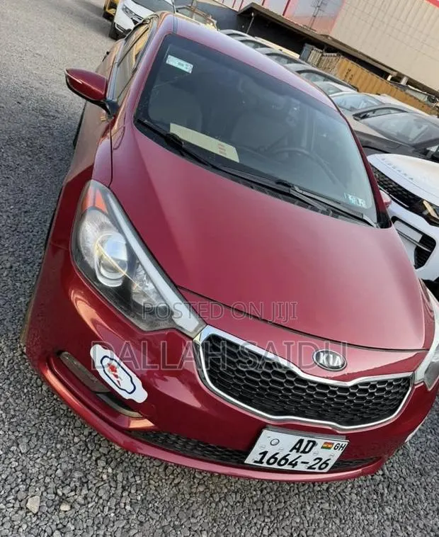 Kia Forte EX Sedan 2017 Red · Photo 1
