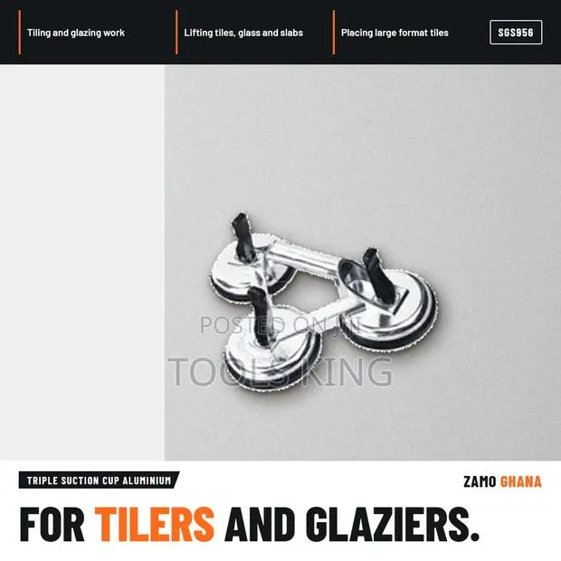 Triple Suction Cup Aluminium - SGS956 · Photo 1