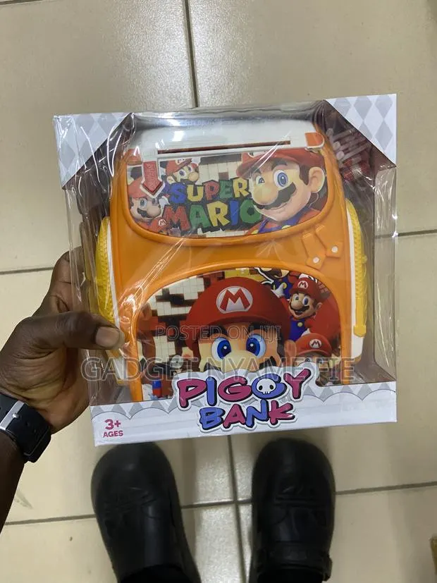 Mario Themed Piggy Bank Saver