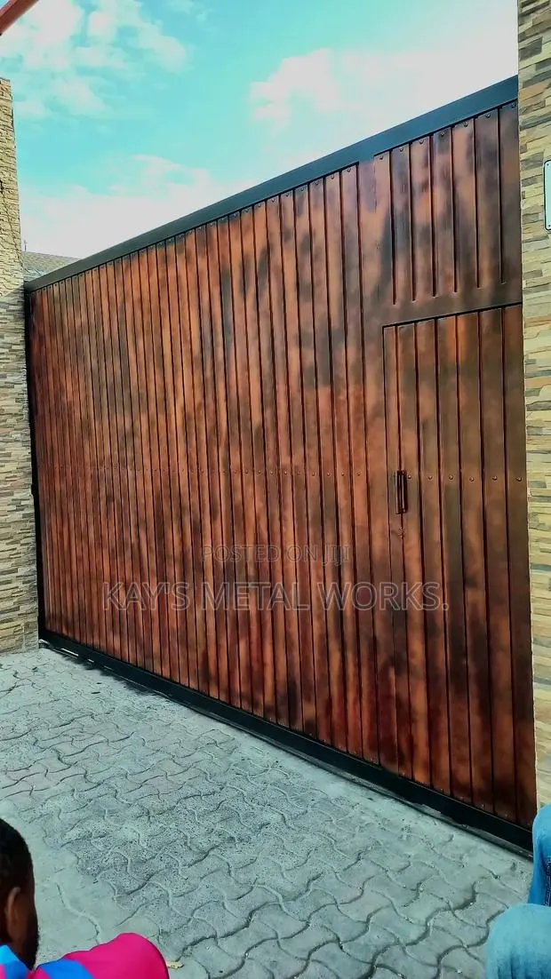 Modern Galvanized Main Gate | Custom Jerusalem Gate · Photo 1