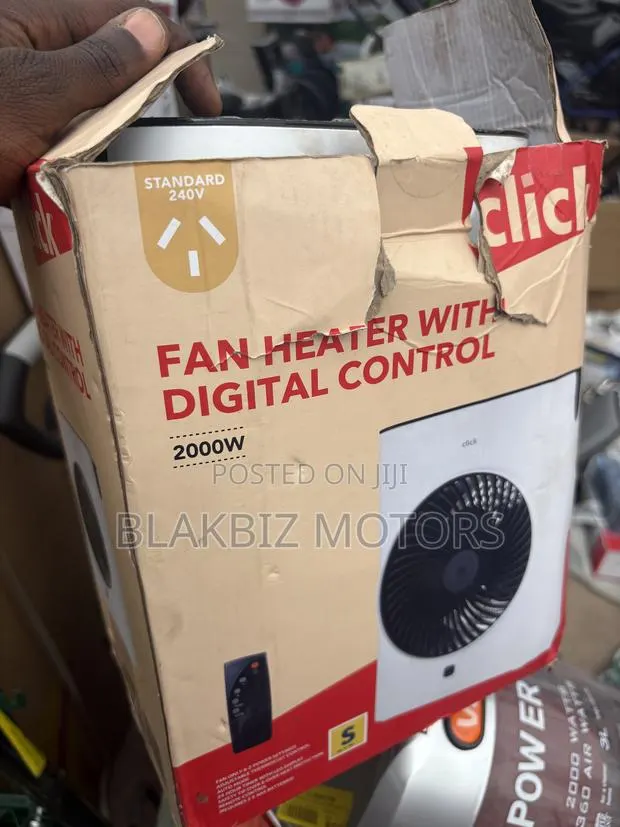 Click 2000W Fan Heater With Digital Control · Photo 1
