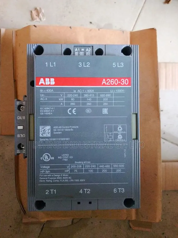 ABB Contactor 400A 3 Pole · Photo 1