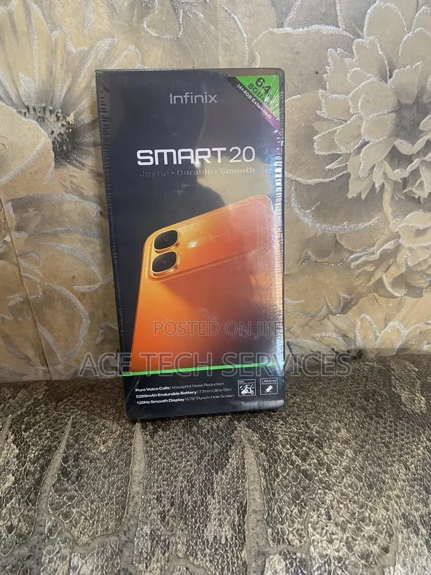 New Infinix Smart 20 64 GB Silver · Photo 1